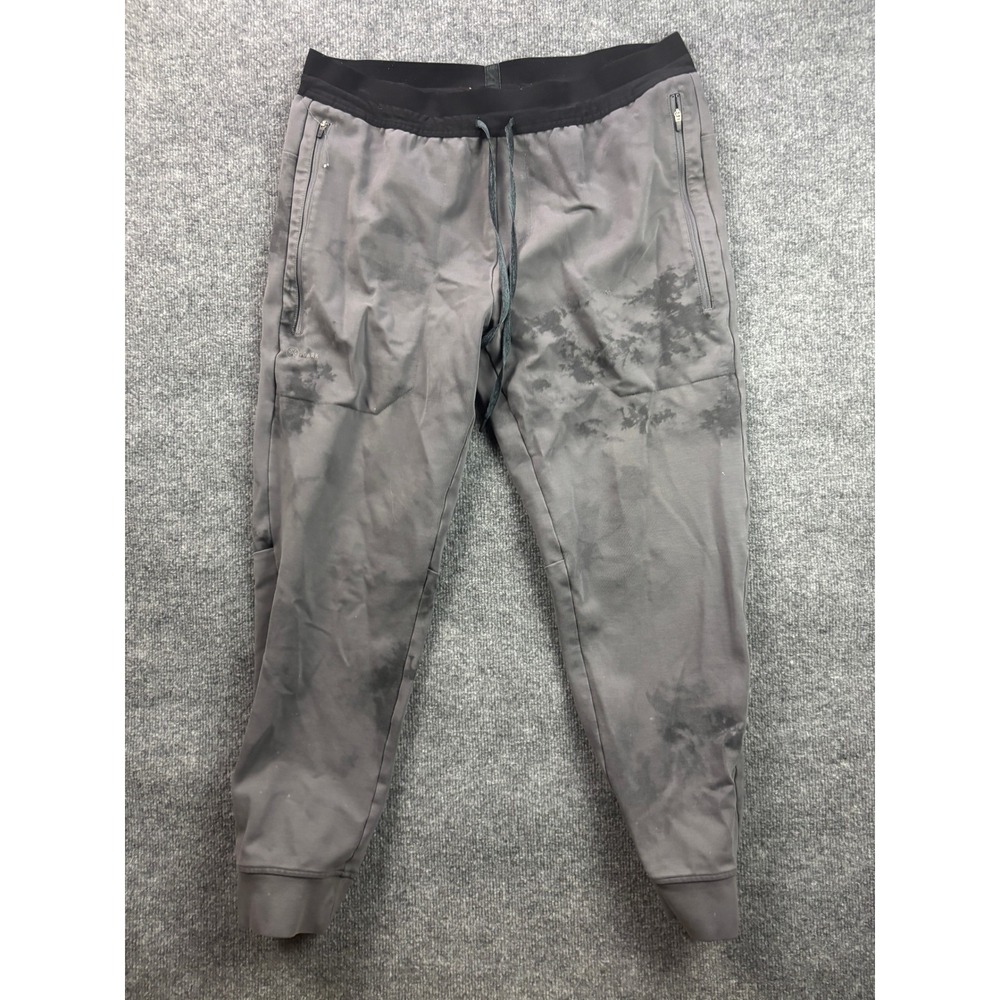 Roark Run Amok Joggers Mens XL Grey Tie Dye Performance Running Pants